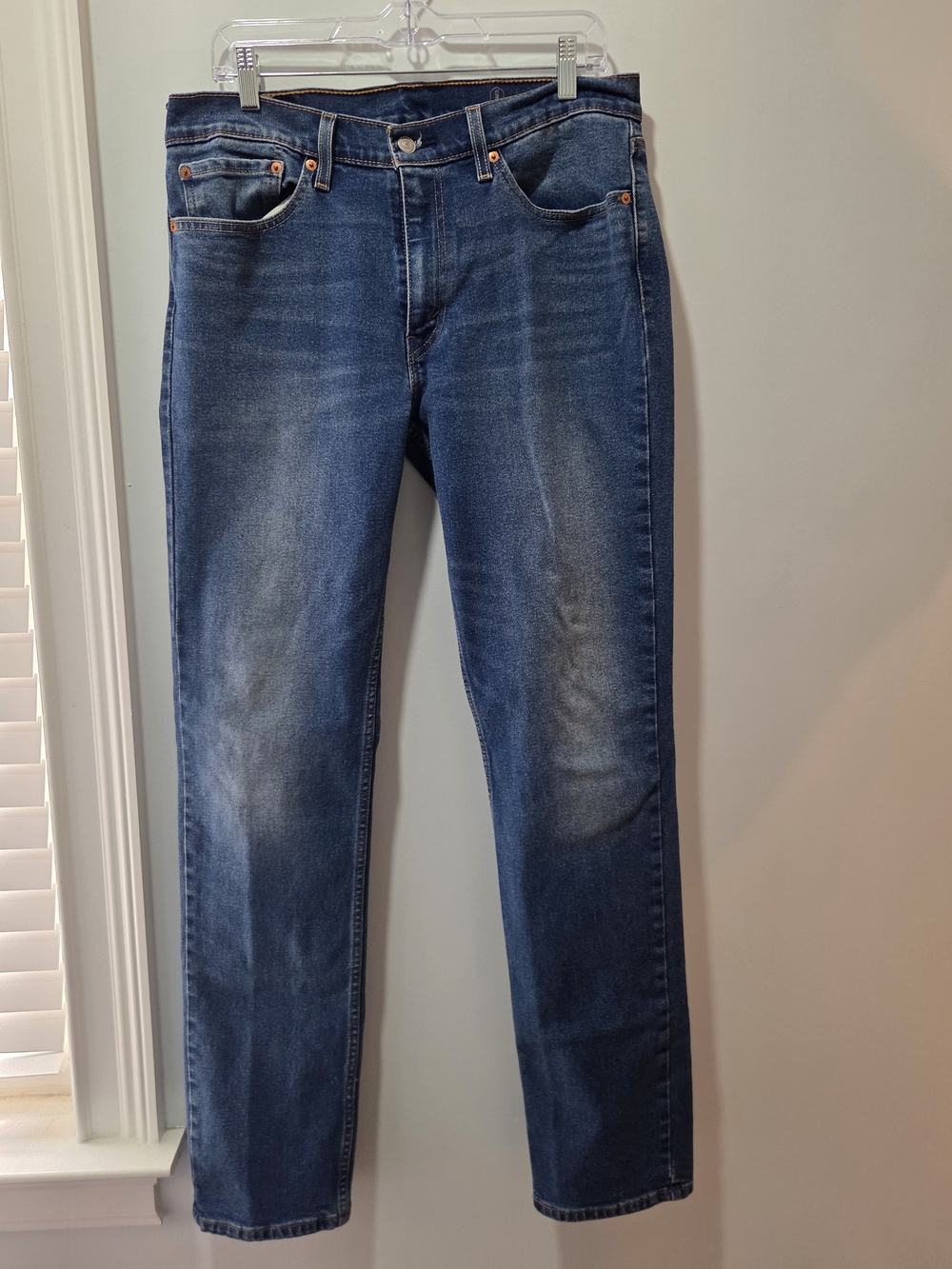 Mens Levi's Dark Blue 511 Jeans 34/34
